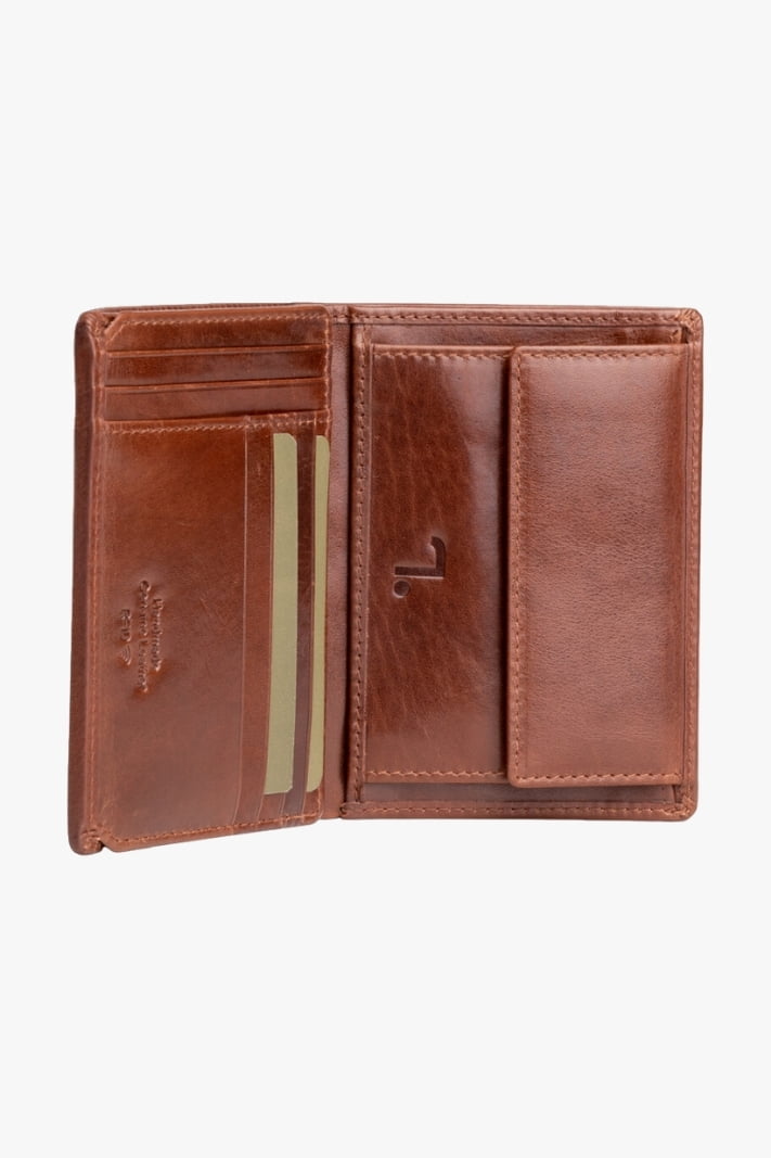 7dots Mercury-70-003 Leather Wallet Cognac