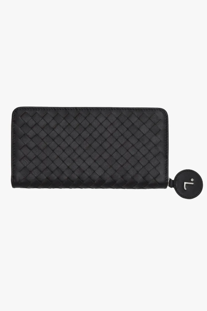 Orion-75-017, Portafoglio Donna in Pelle Nero