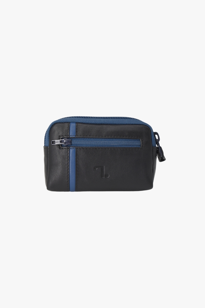 7dots Mars-50-006, Leather Key Case Black/Blue