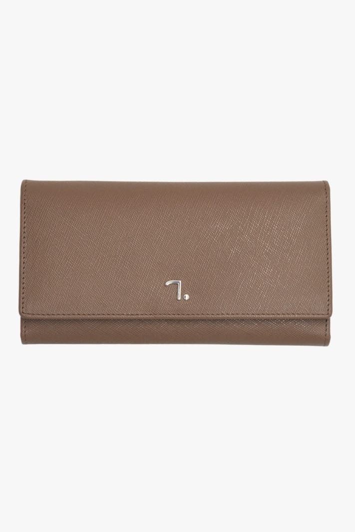 Saturn-75-018, Women’s Leather Wallet Beige